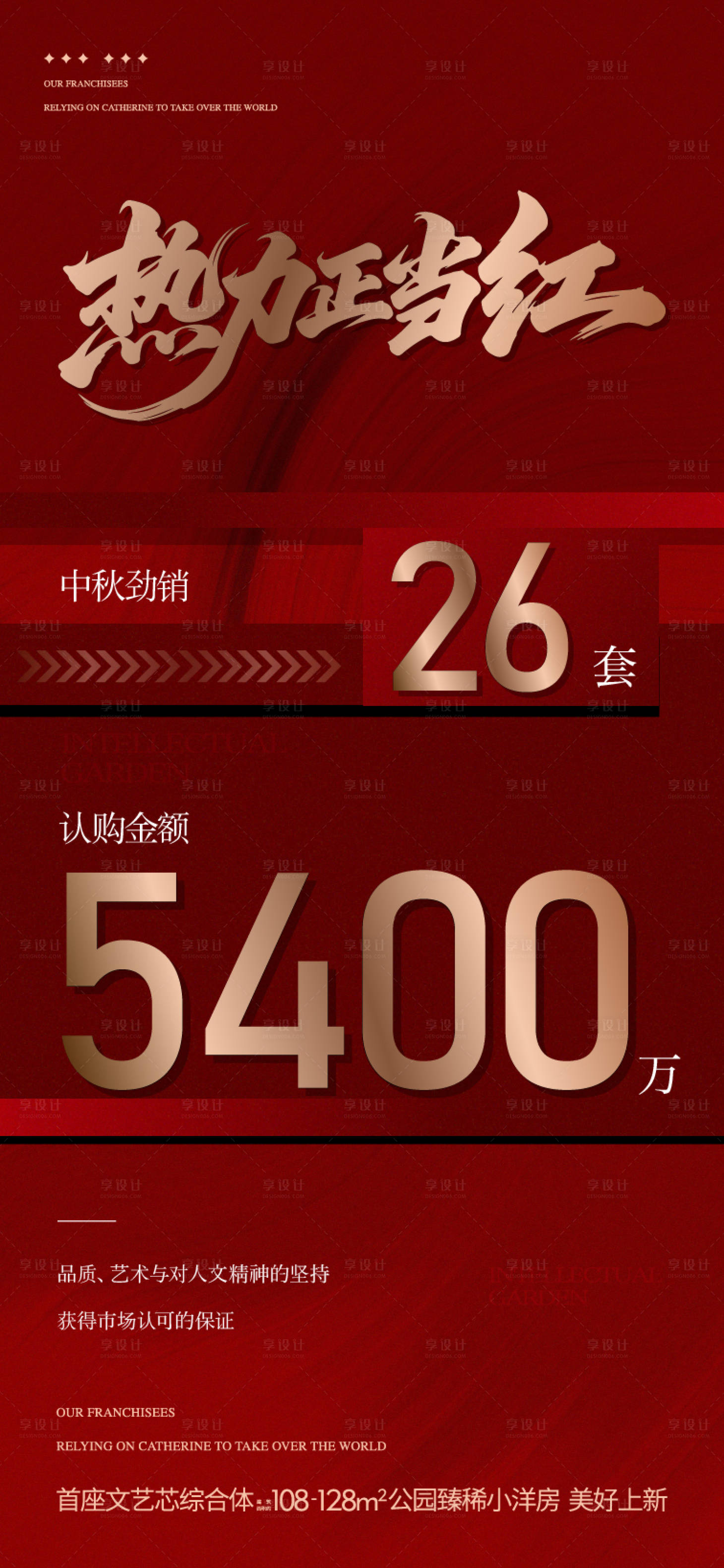 源文件下载【享设计】搜索编号：92480035589427699【地产热销数字数据海报】