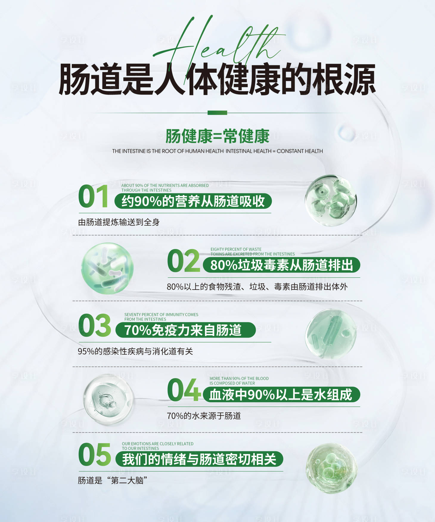 源文件下载【享设计】搜索编号：43480035422896781【大健康肠疗海报】