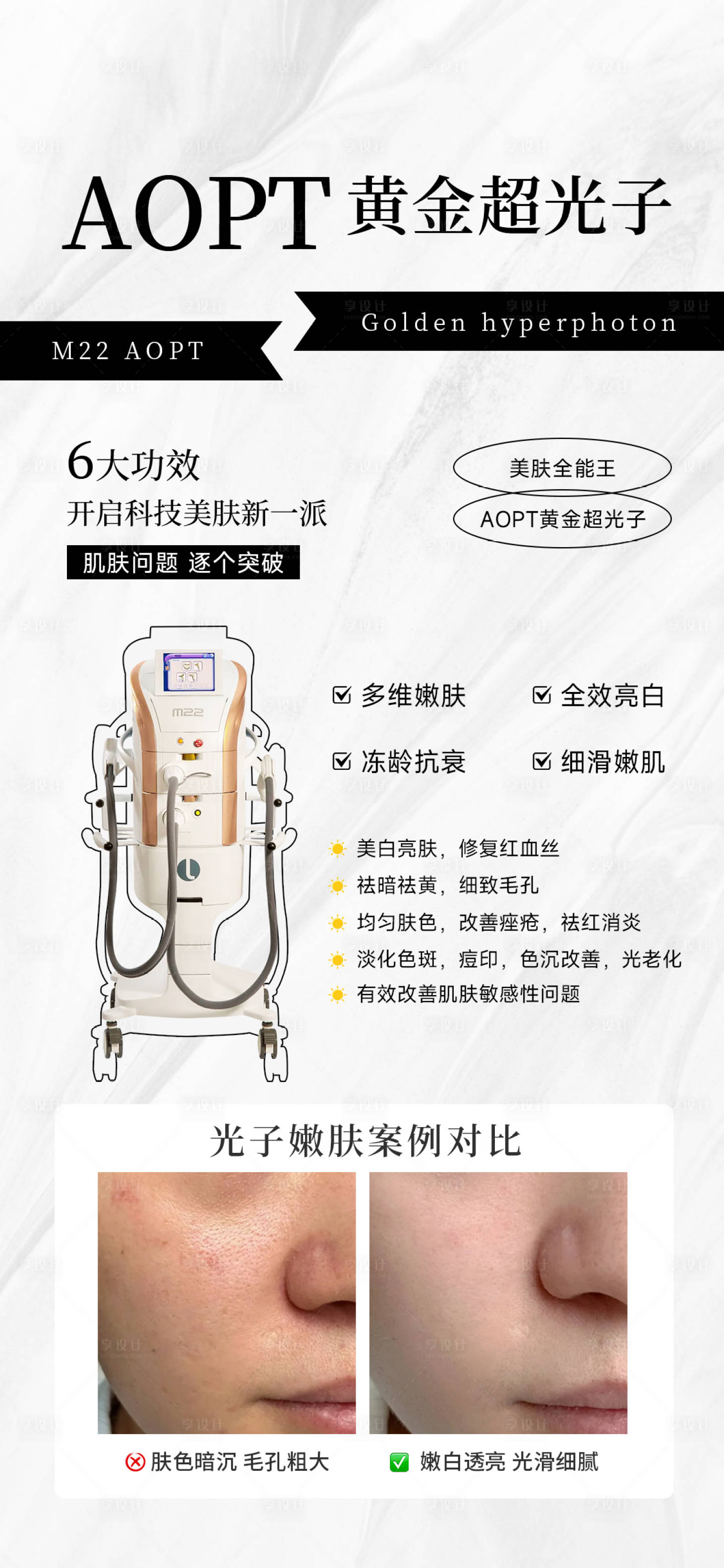源文件下载【享设计】搜索编号：51000035316461308【医美黄金超光子科普】