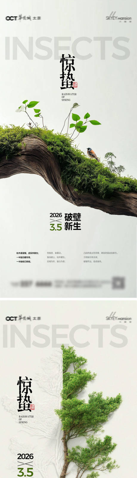 源文件下载【享设计】搜索编号：97130035559759433【惊蛰系列海报】