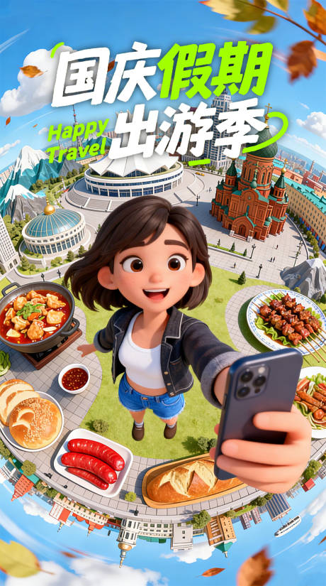 源文件下载【享设计】搜索编号：27780035432365138【旅游营销海报】