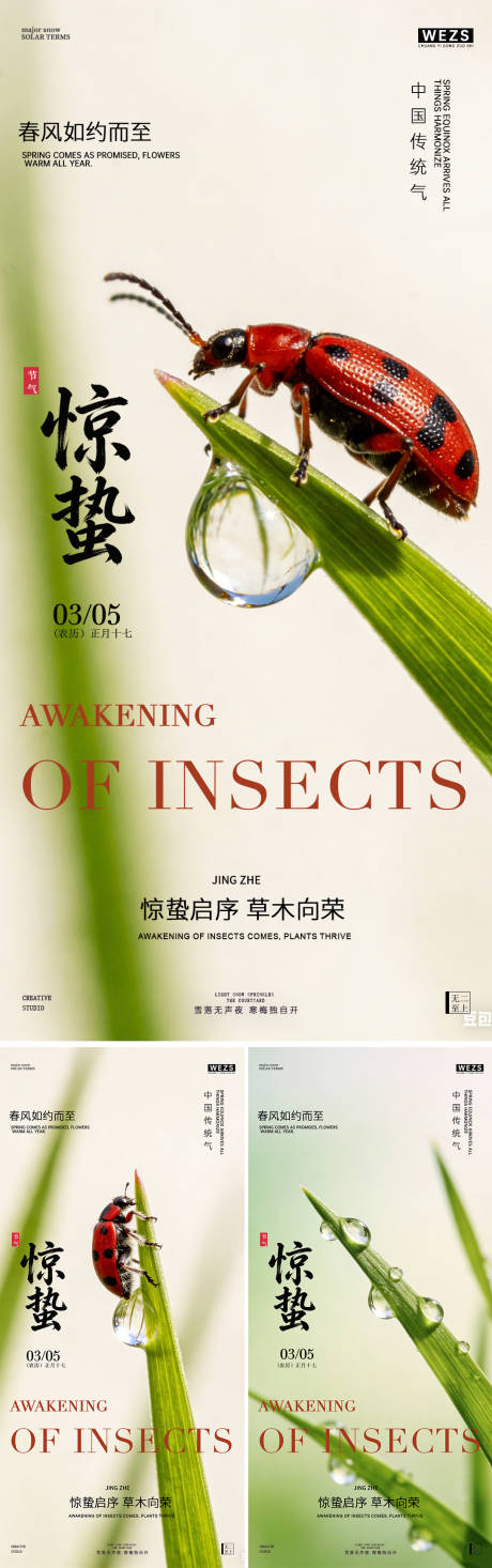 源文件下载【享设计】搜索编号：73750035541697648【惊蛰春天节气风景海报】