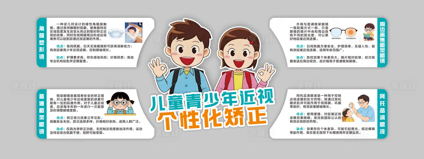 源文件下载【享设计】搜索编号：61130035565851598【儿童青少年近视】