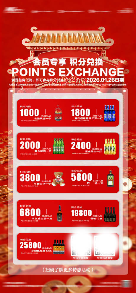 源文件下载【享设计】搜索编号：68470035319909983【充值酒水积分套餐海报】