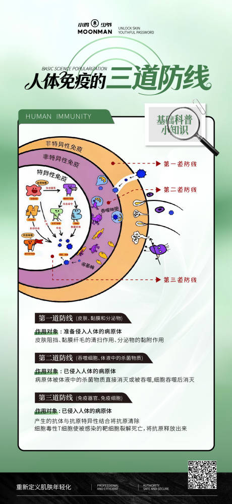 源文件下载【享设计】搜索编号：59820035403321515【人体免疫力健康海报】