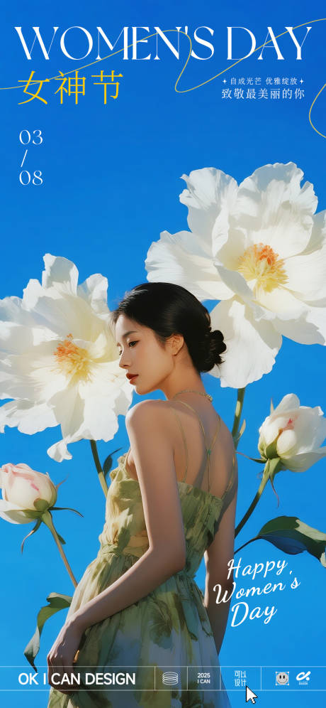 源文件下载【享设计】搜索编号：85340035547542169【三八女神节美业海报】