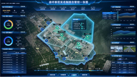 源文件下载【享设计】搜索编号：82660035322338430【科技感大数据可视化智能界面首页图片】