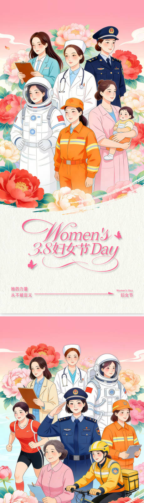 源文件下载【享设计】搜索编号：19400035525367629【三八妇女节海报】