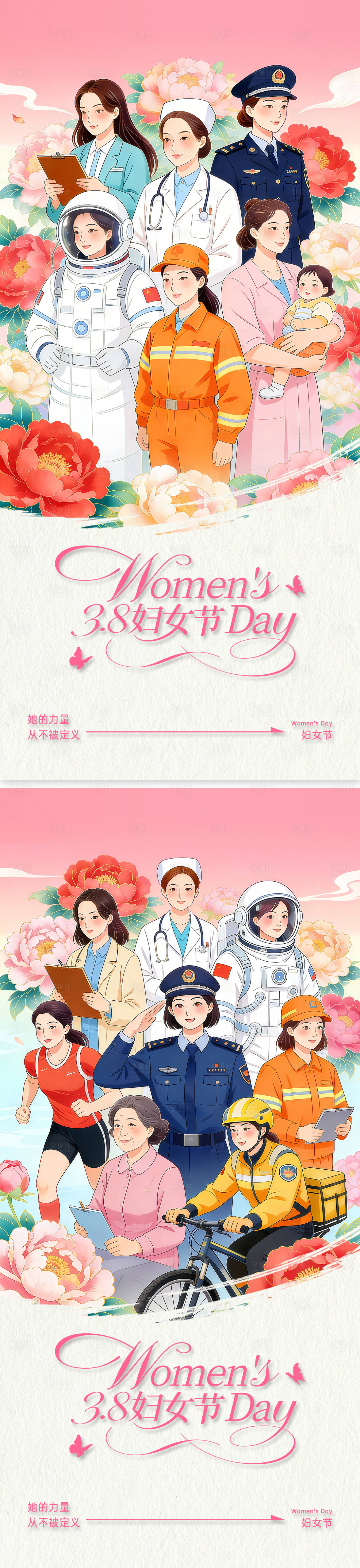 源文件下载【享设计】搜索编号：19400035525367629【三八妇女节海报】