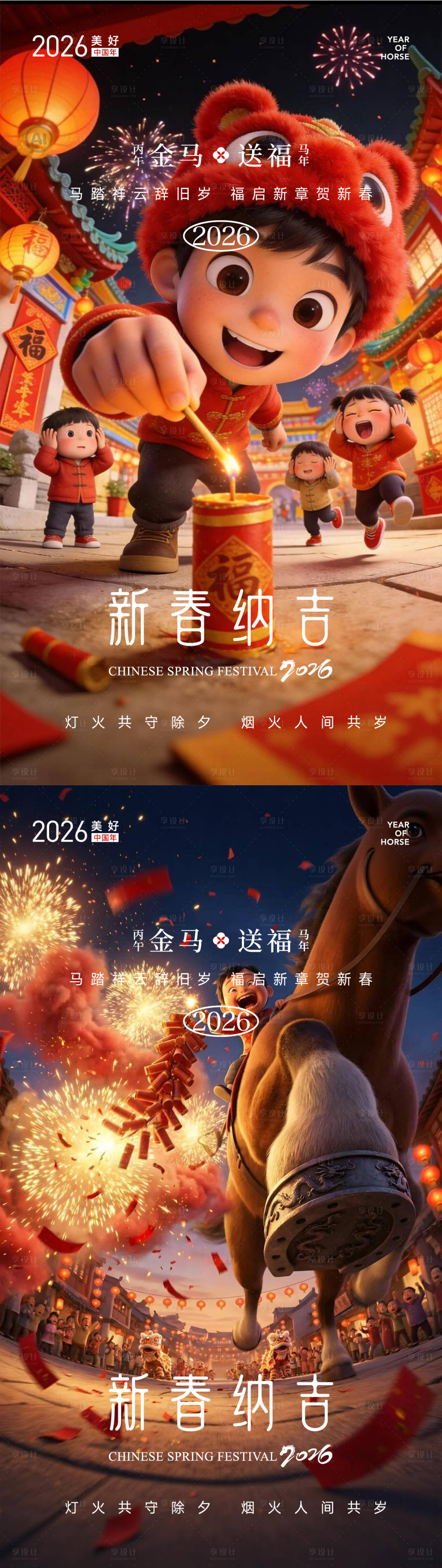 源文件下载【享设计】搜索编号：78830035316065443【除夕春节元旦】