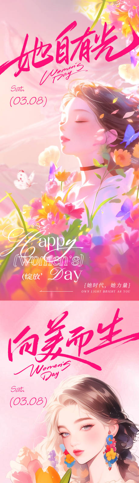 源文件下载【享设计】搜索编号：49880035529361244【妇女节系列海报】