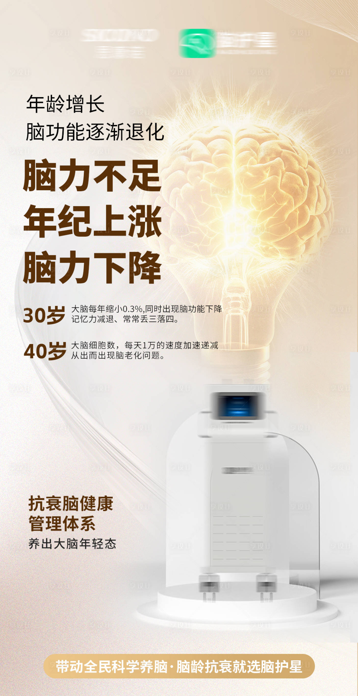 源文件下载【享设计】搜索编号：67440035396254556【脑抗衰脑部健康科技仪器】