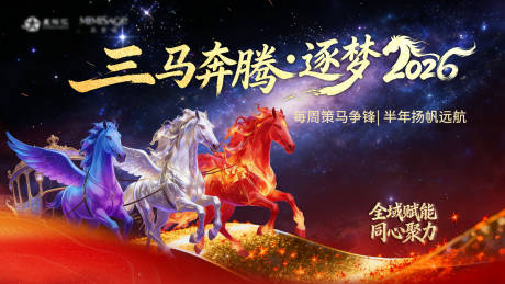 源文件下载【享设计】搜索编号：91160035446229004【马年主k背景图】