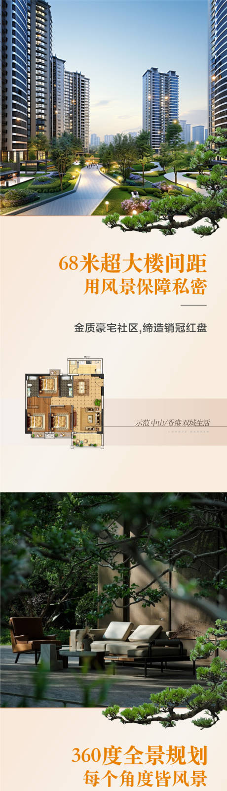 源文件下载【享设计】搜索编号：26350035488133819【地产户型价值点系列海报】