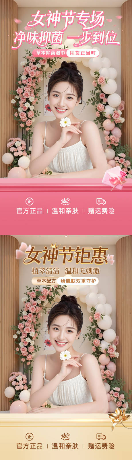 源文件下载【享设计】搜索编号：36550035518351913【3.8女神节-人物直播贴片】