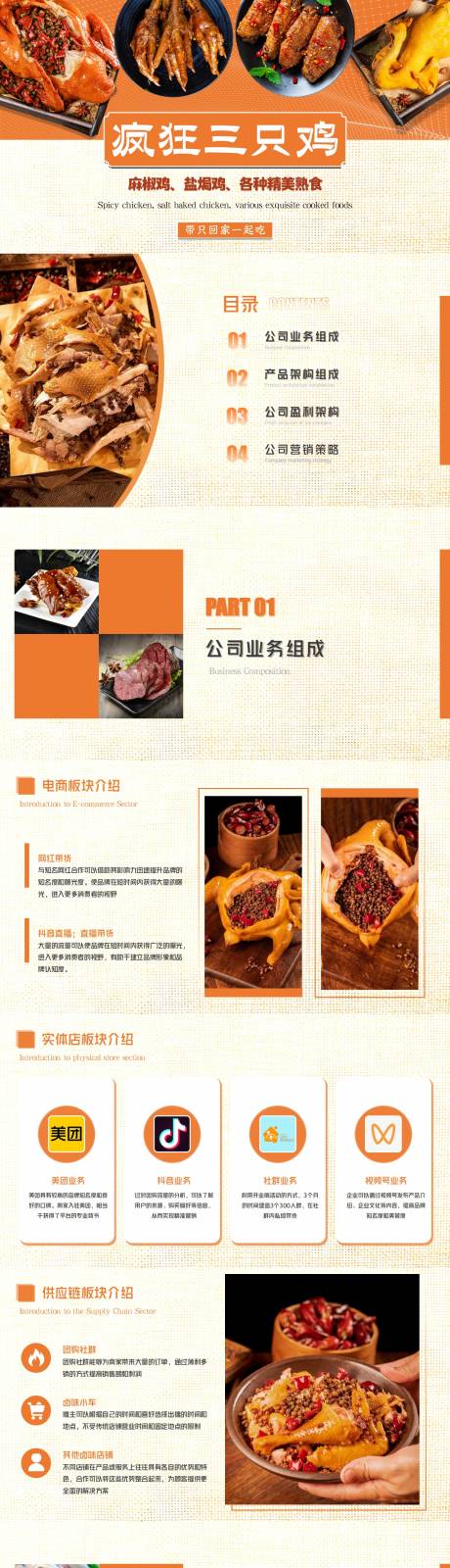 源文件下载【享设计】搜索编号：74470035330777557【美食餐饮卤味PPT】