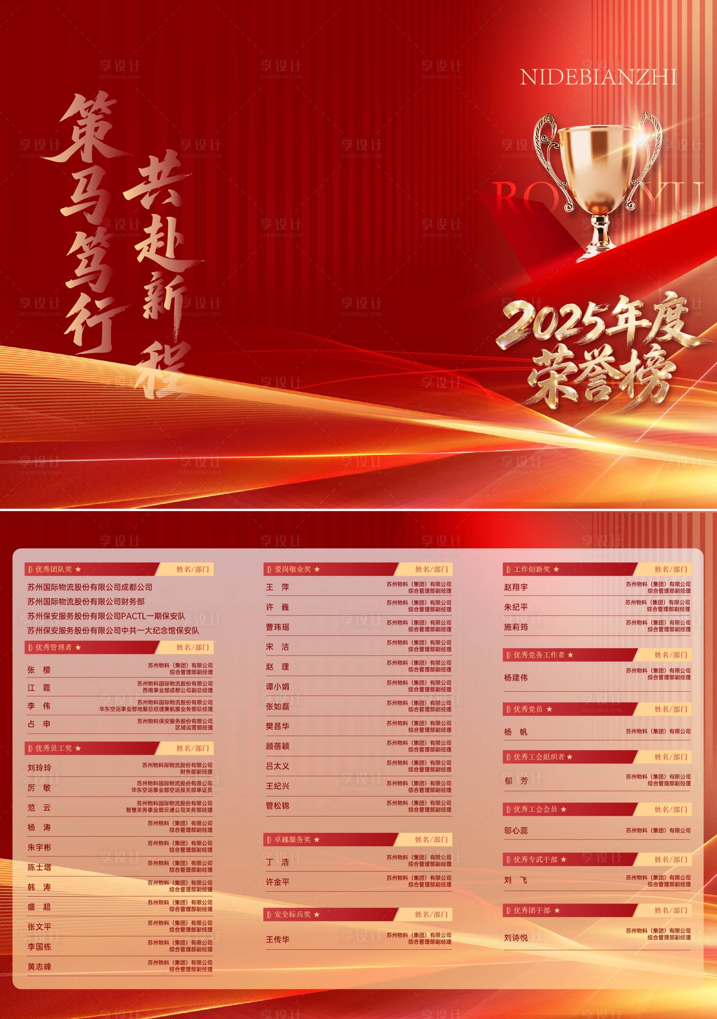 源文件下载【享设计】搜索编号：15820035344991575【荣誉三折页】