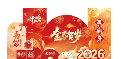 源文件下载【享设计】搜索编号：49980035372368171【新年年会美陈】