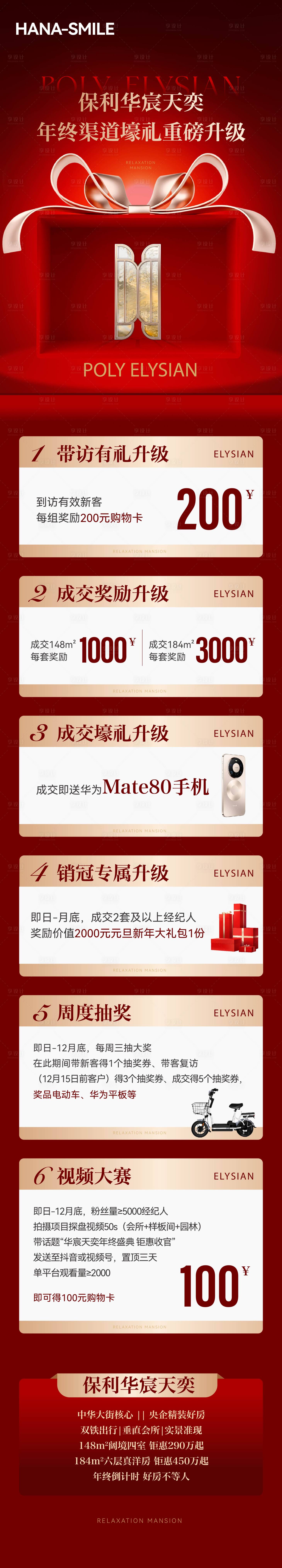 源文件下载【享设计】搜索编号：69190035320167141【红色礼盒活动长图】