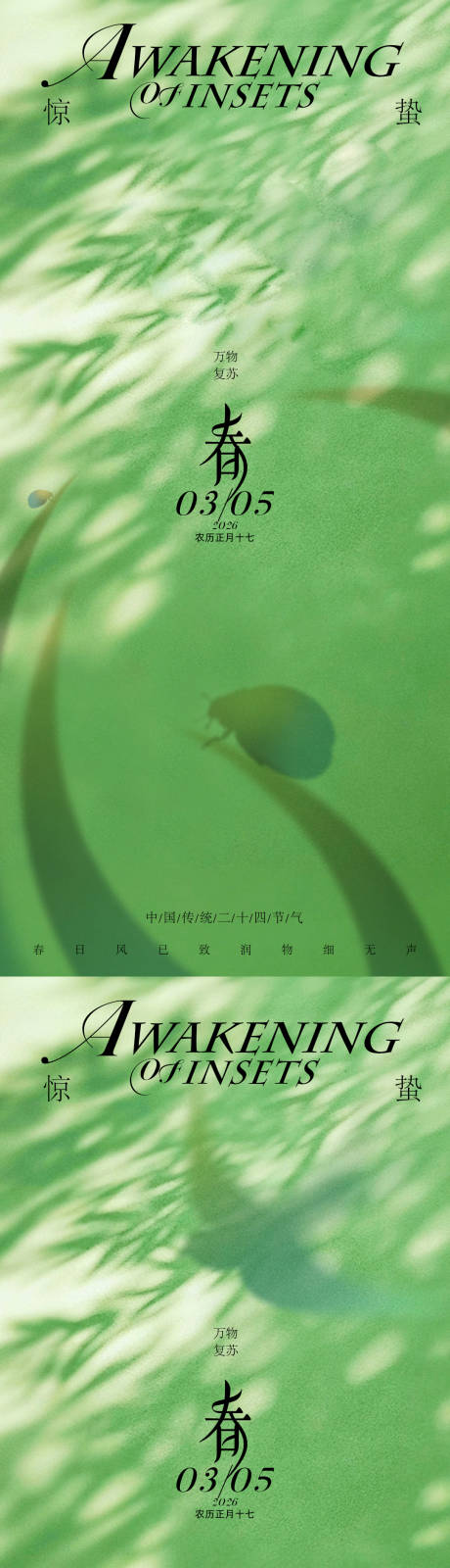 源文件下载【享设计】搜索编号：71690035572227519【惊蛰二十四传统节气海报】