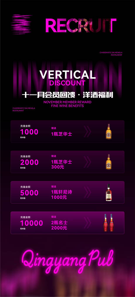 源文件下载【享设计】搜索编号：99510035497149950【酒吧活动套餐海报】