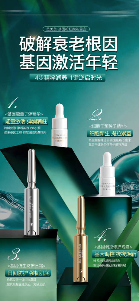 源文件下载【享设计】搜索编号：79940035506102432【高端化妆品套盒详情海报设计】