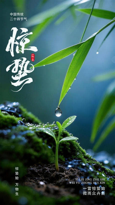 源文件下载【享设计】搜索编号：45330035587222099【二十四节气惊蛰】