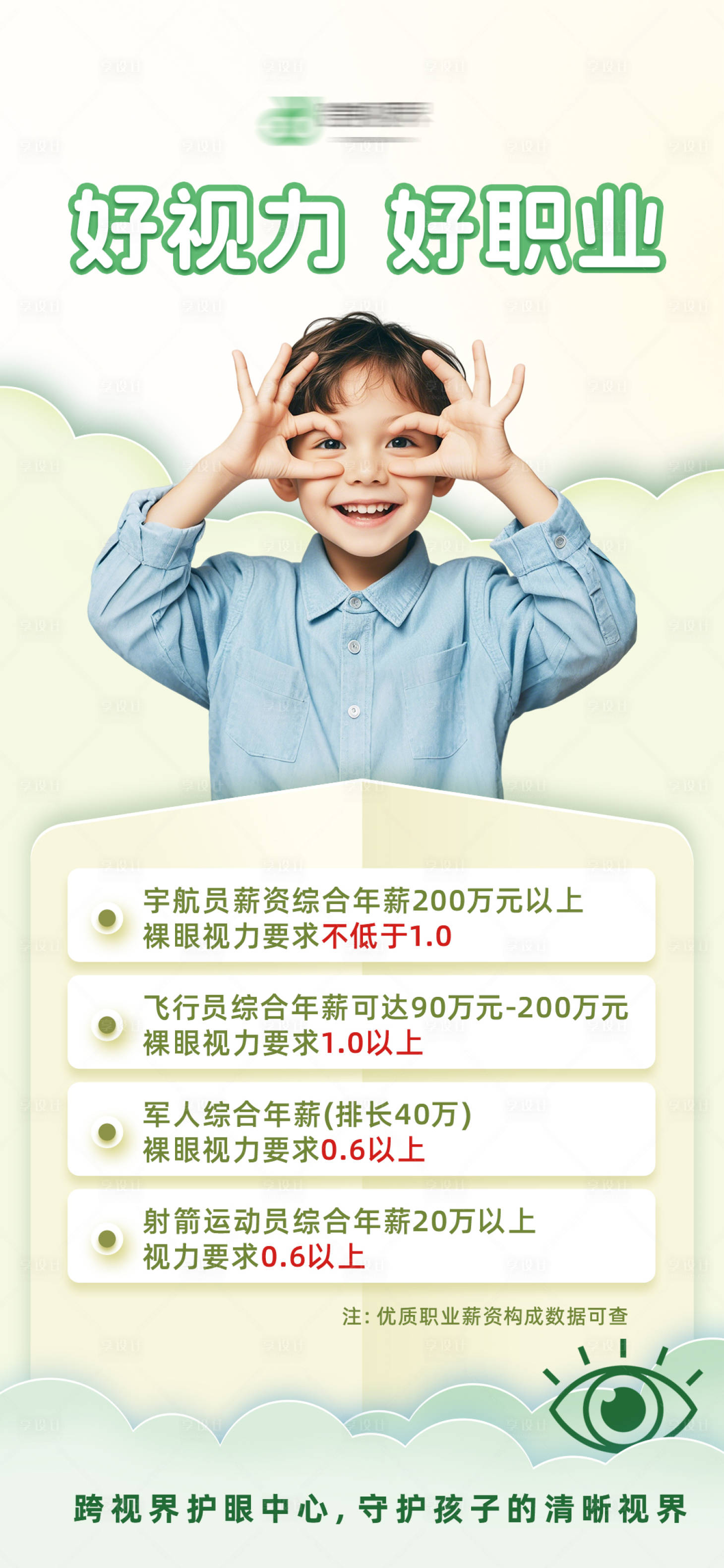 源文件下载【享设计】搜索编号：69910035298025565【好视力好职业】