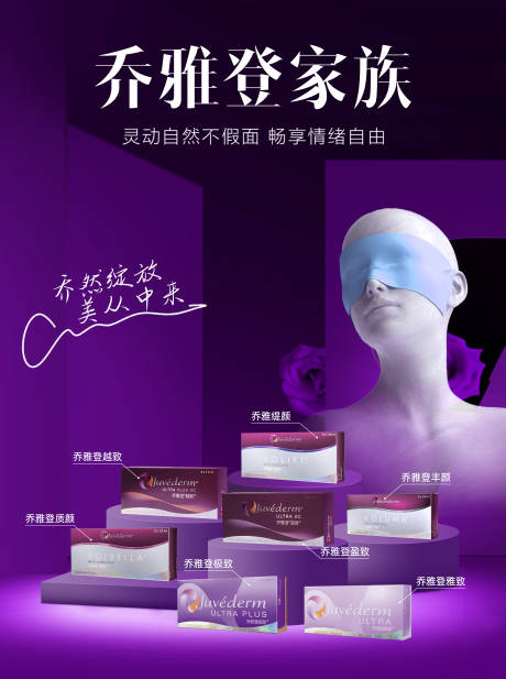 源文件下载【享设计】搜索编号：70910035445153823【乔雅登家族产品集合海报】