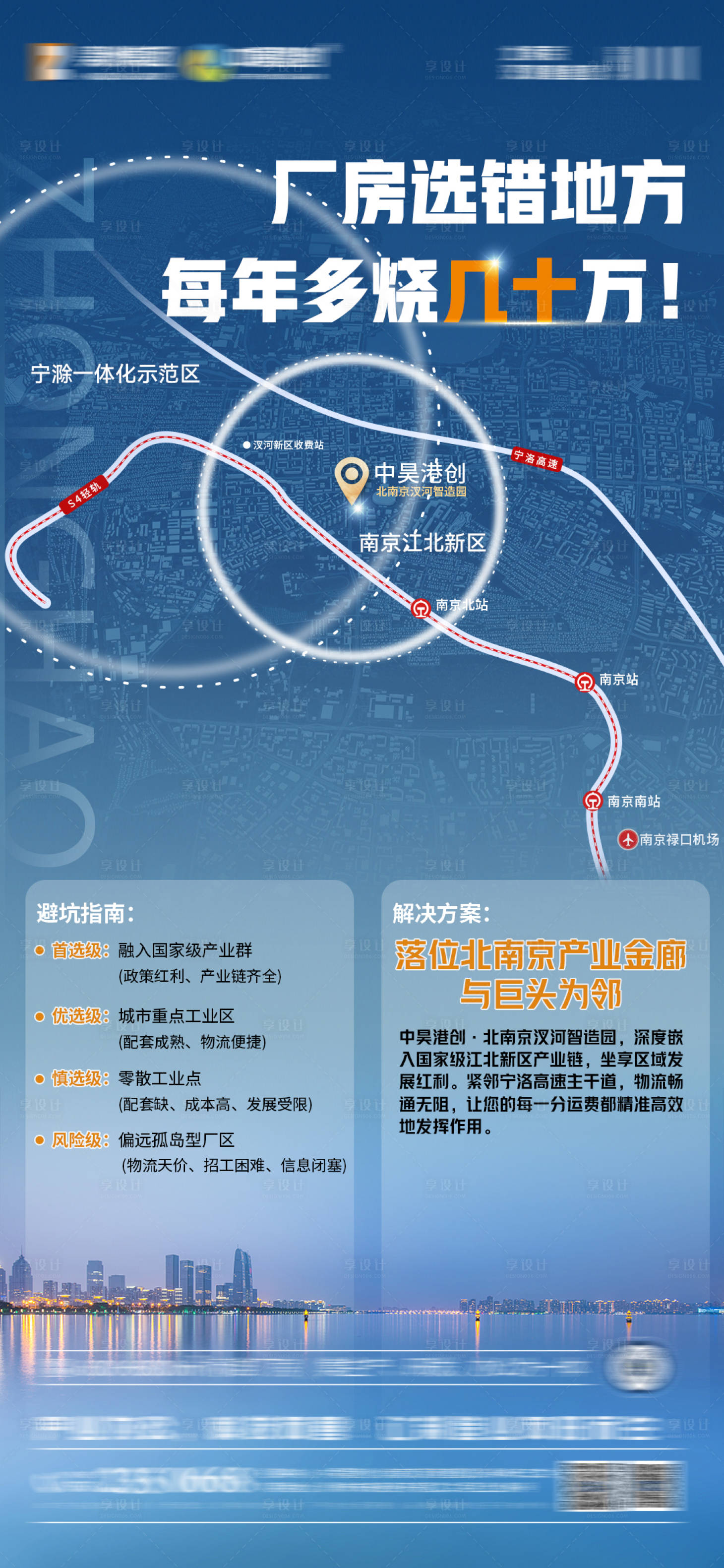 源文件下载【享设计】搜索编号：22860035542273758【选址对比海报】
