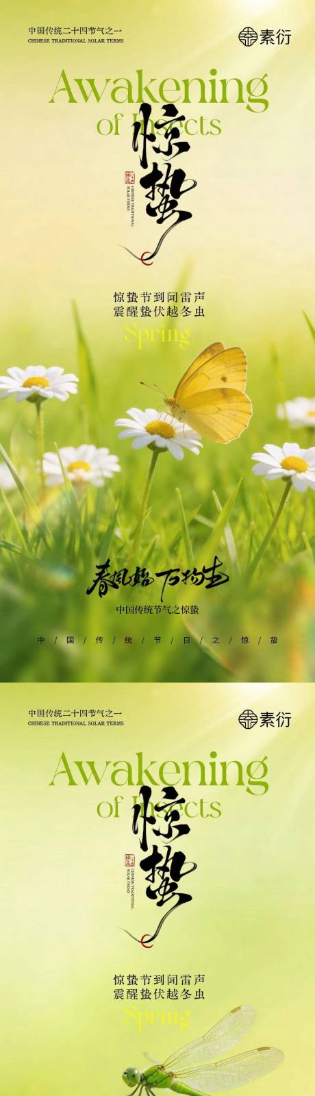 源文件下载【享设计】搜索编号：27490035484946349【地产惊蛰花朵摄影系列海报】