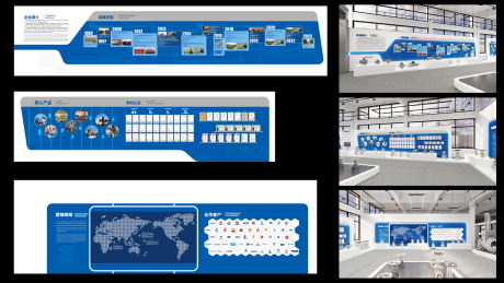 源文件下载【享设计】搜索编号：80000035330756710【企业科技文化墙背景板】