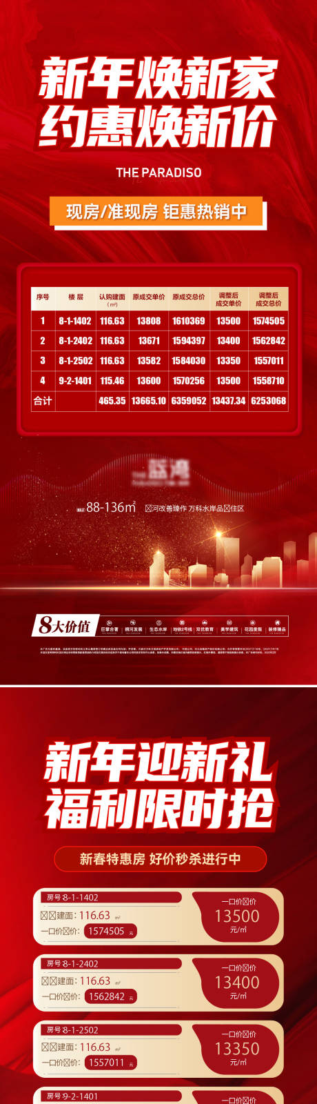 源文件下载【享设计】搜索编号：36030035546837293【新年新春特价房系列海报】