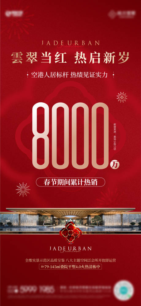 源文件下载【享设计】搜索编号：50750035475664194【地产热销业绩系列海报】