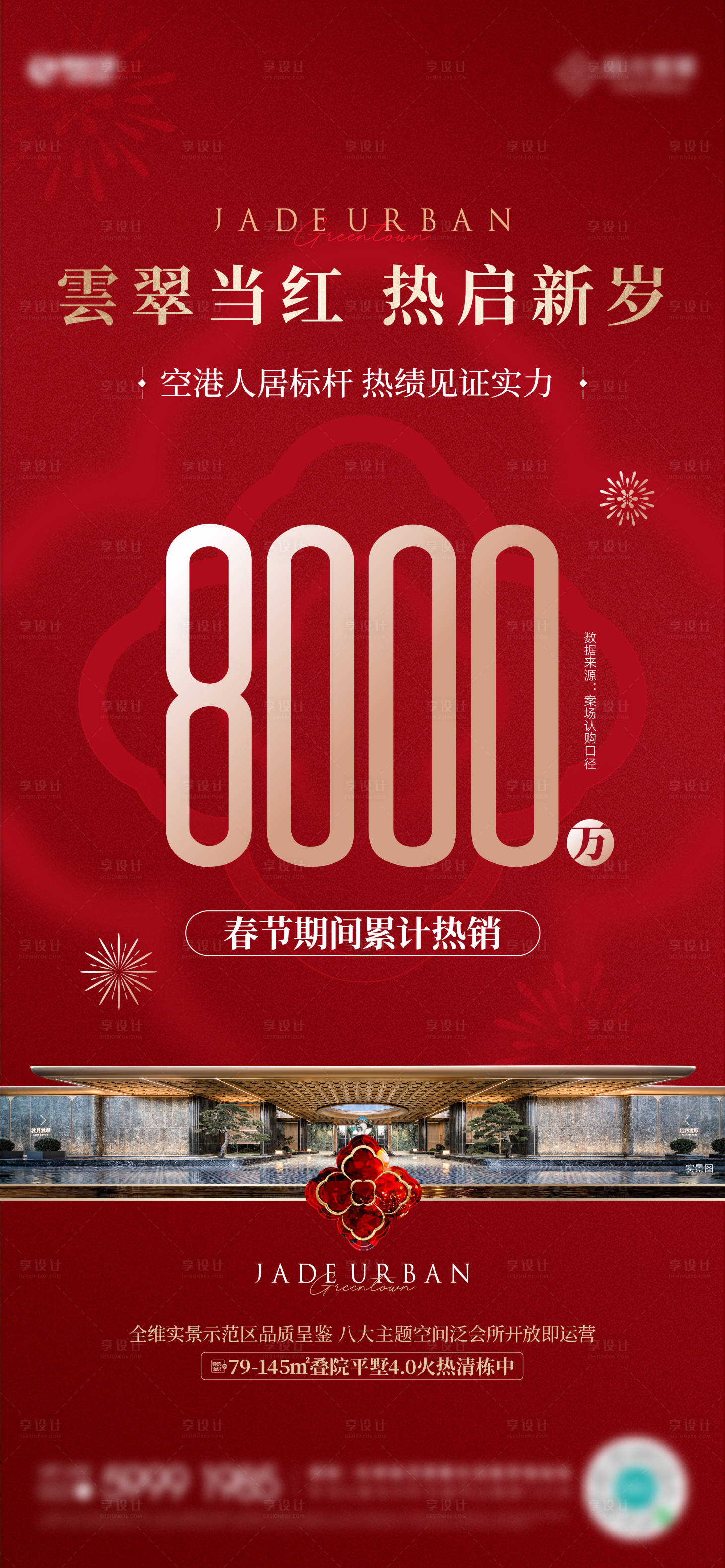 源文件下载【享设计】搜索编号：50750035475664194【地产热销业绩系列海报】