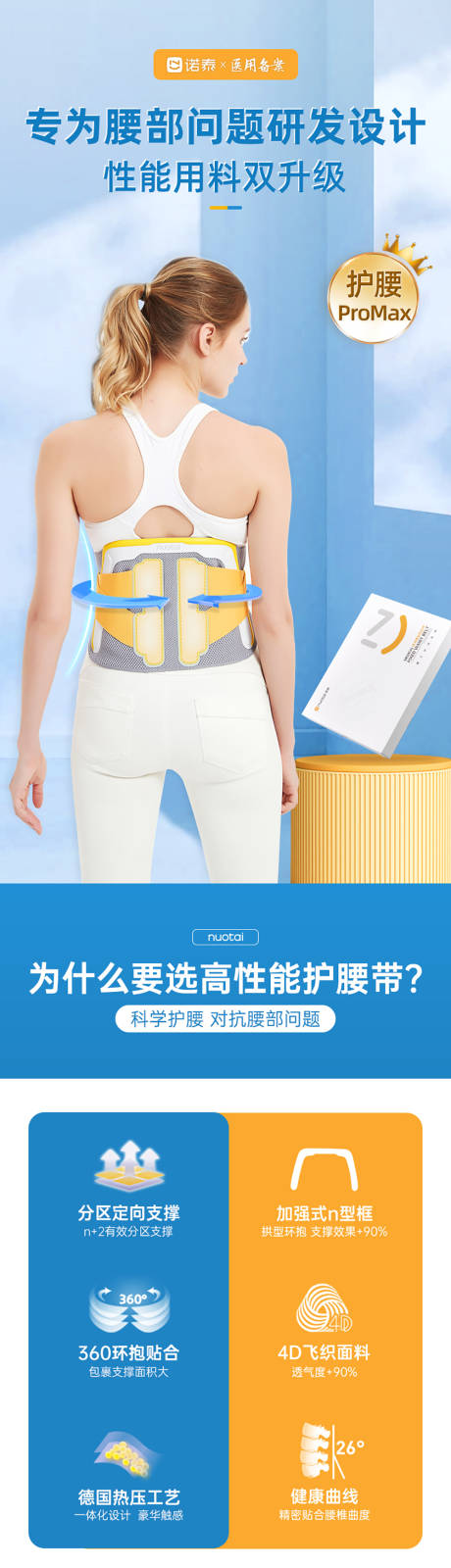 源文件下载【享设计】搜索编号：37170035539194020【护腰电商详情页】