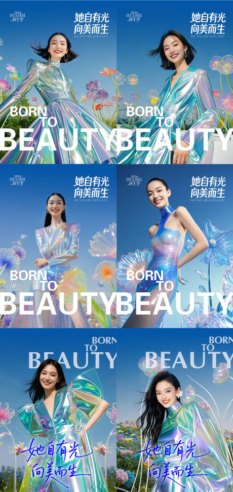 源文件下载【享设计】搜索编号：24470035472026263【医美春季主题海报】