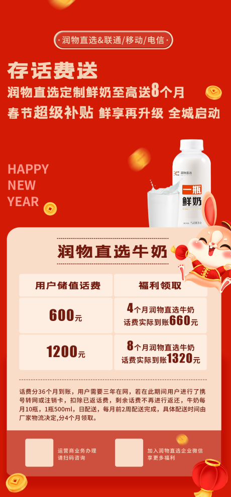 源文件下载【享设计】搜索编号：76090035538937999【定奶订购物业红色海报】