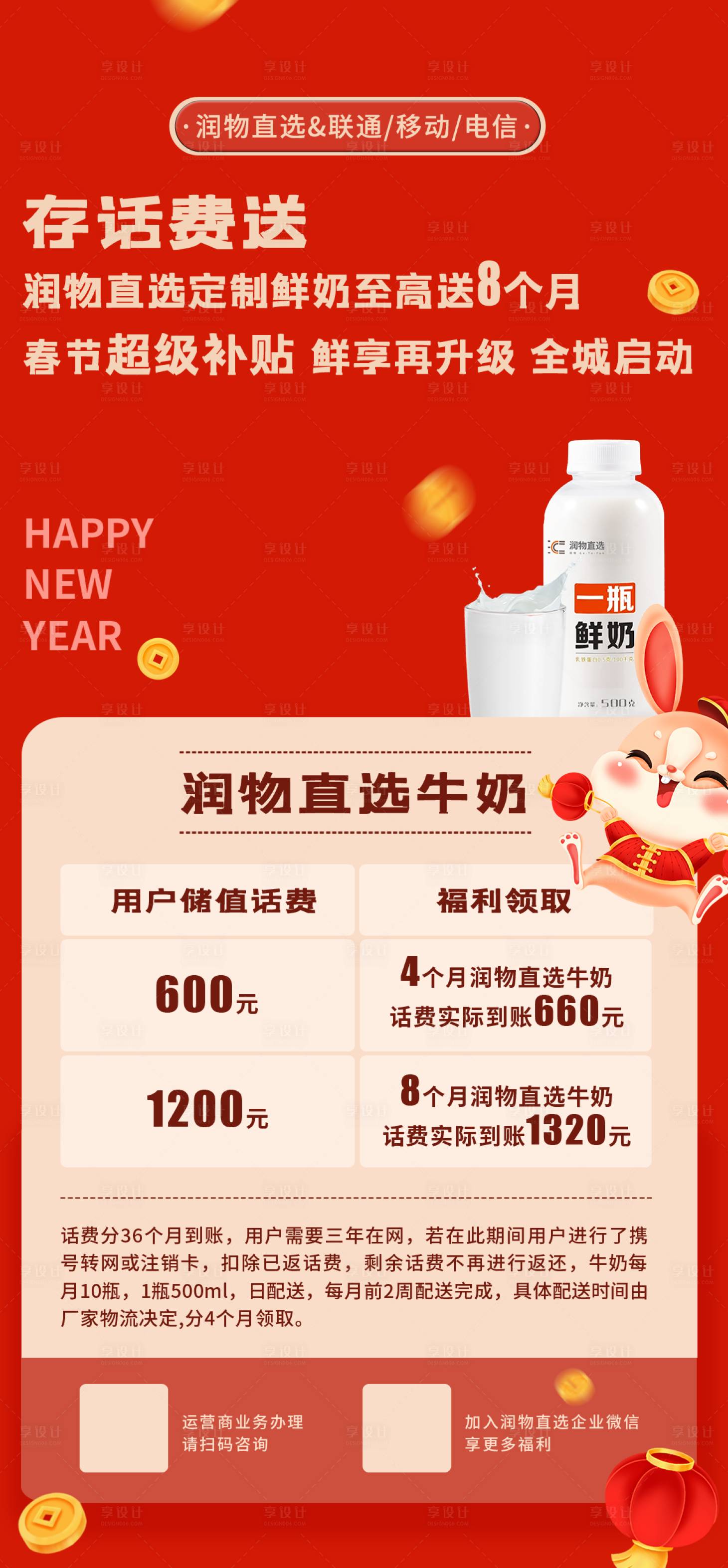 源文件下载【享设计】搜索编号：76090035538937999【定奶订购物业红色海报】