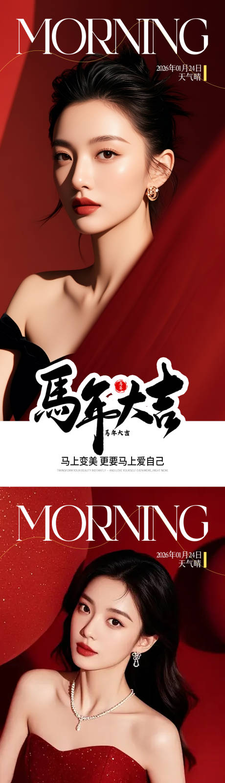 源文件下载【享设计】搜索编号：54050035371534960【早安马年大吉】