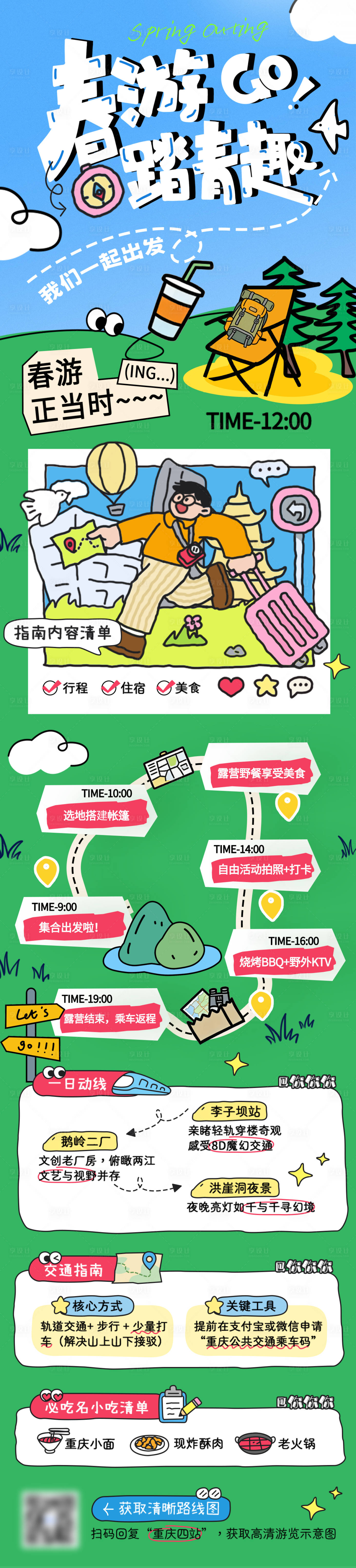 源文件下载【享设计】搜索编号：47830035899943669【旅游攻略长图】