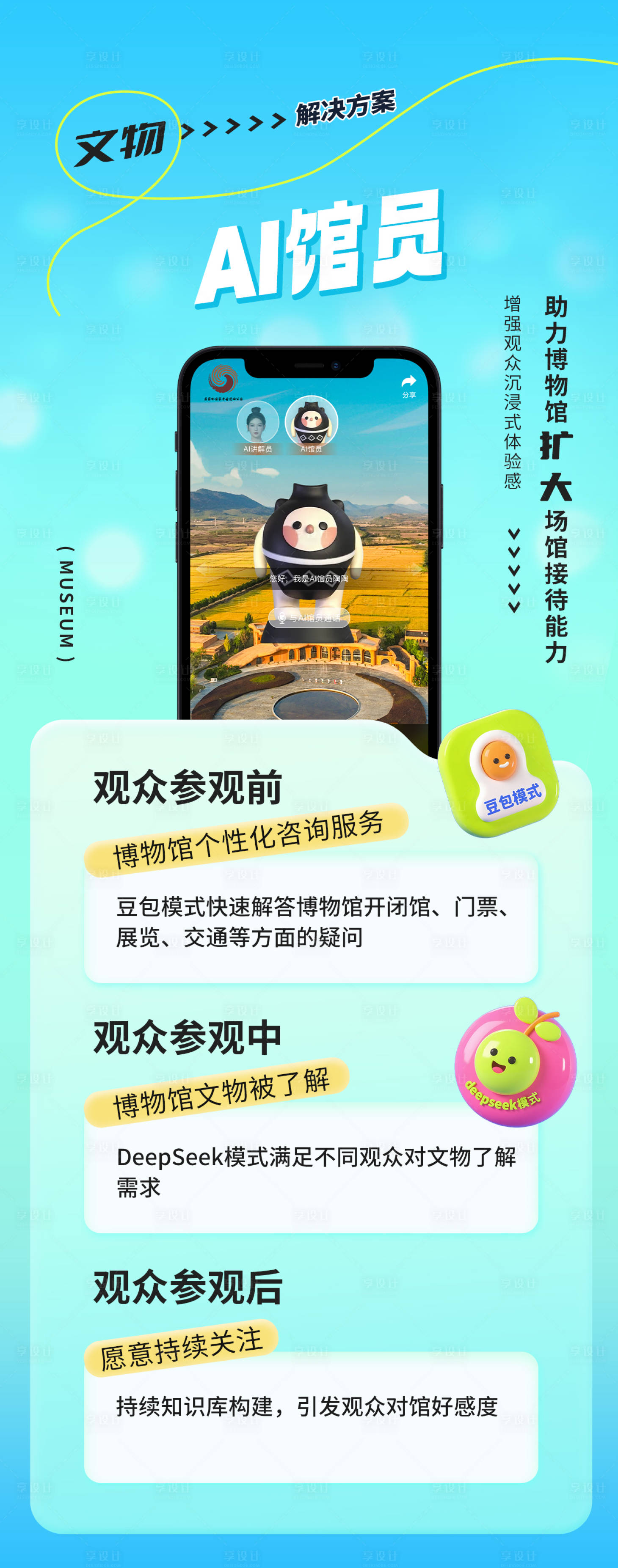 源文件下载【享设计】搜索编号：76690035726284476【文化馆运营长图海报】