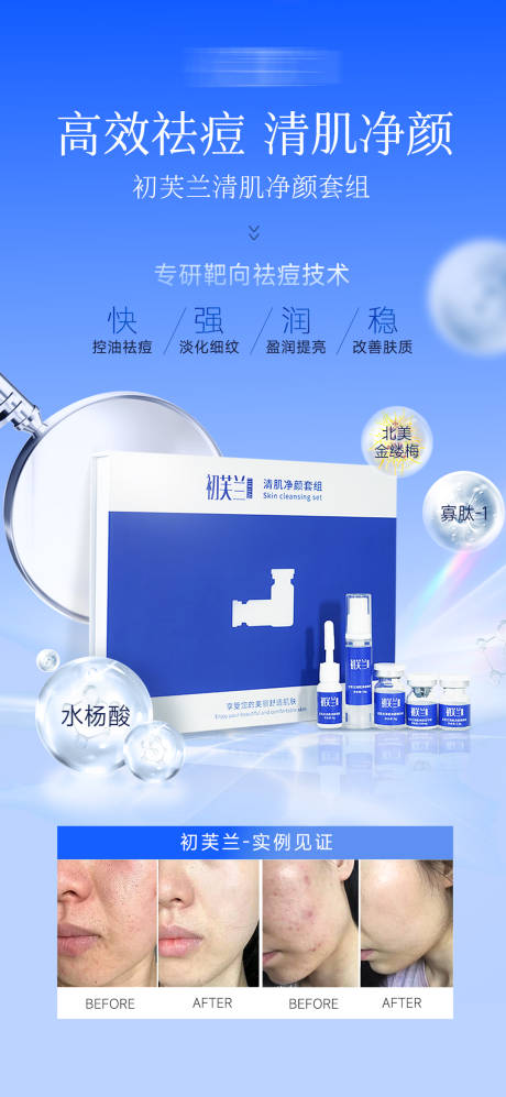 源文件下载【享设计】搜索编号：15640035839472201【医美祛痘套组海报】