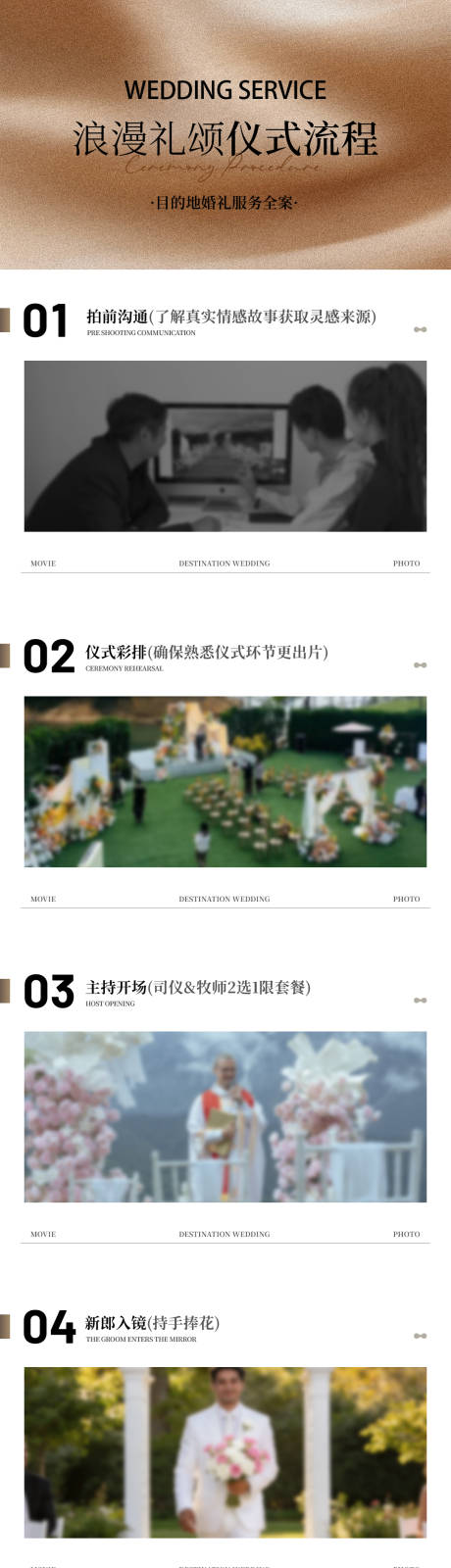 源文件下载【享设计】搜索编号：19120036127121797【婚礼仪式流程长图】