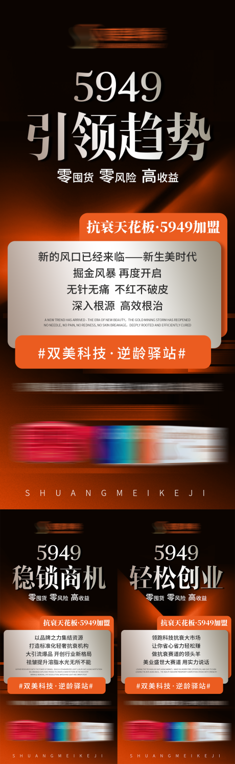 源文件下载【享设计】搜索编号：72050035884918806【轻医美项目美业招商加盟宣传造势海报】