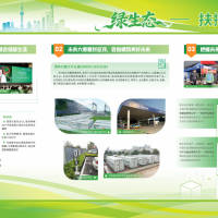 绿色色企业宣传栏展板背景板设计PSD+AI 设计素材和海报模板免费下载-享设计