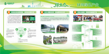 源文件下载【享设计】搜索编号：41200035981617805【绿色色企业宣传栏展板背景板设计】