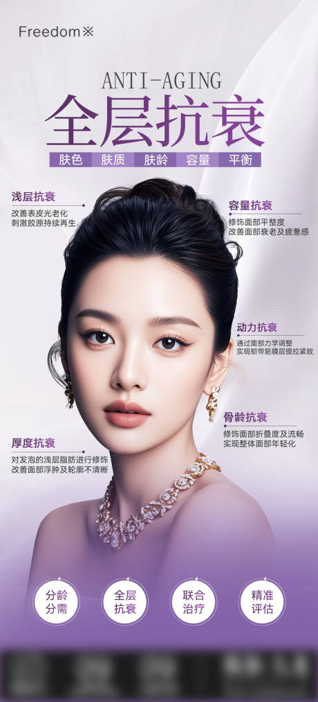 源文件下载【享设计】搜索编号：27770035929703029【医美全层抗衰海报】
