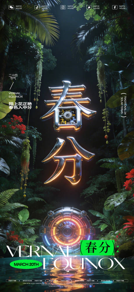 源文件下载【享设计】搜索编号：30000035773894174【春分节气森林海报】