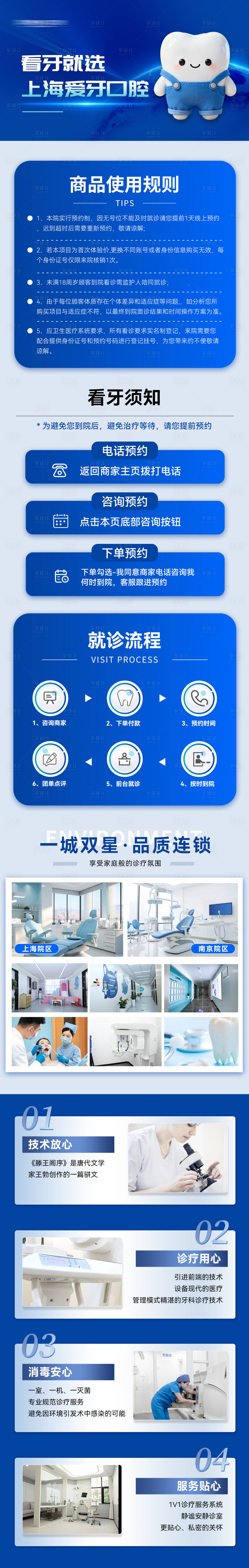 源文件下载【享设计】搜索编号：42770035931393395【口腔美团看牙流程详情页】